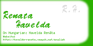 renata havelda business card